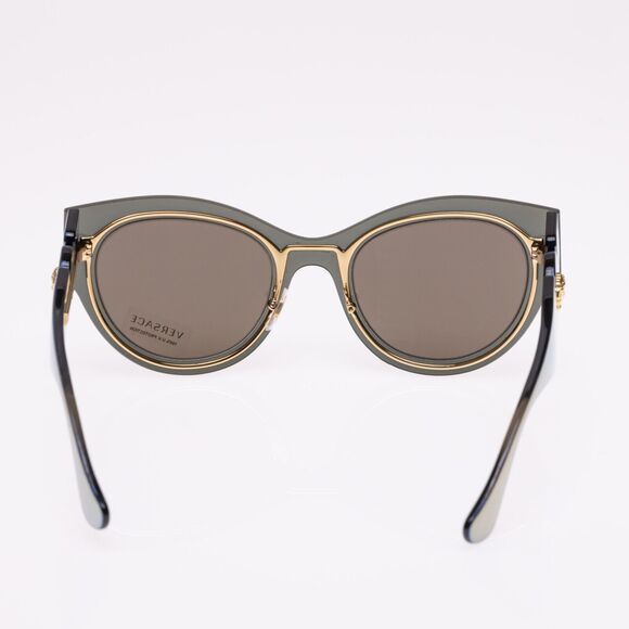 Versace Model 2234 Transparent Brown Sunglasses (missing parts)
